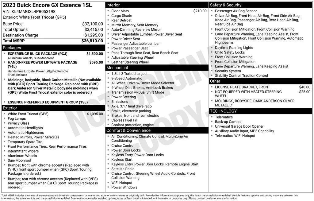 buick encore gx 2023 KL4MMGSL4PB053198 image buick encore gx 2023 KL4MMGSL4PB053198 image